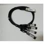 Imagem de Cabo Fibra Óptica QSFP 40G com 4 Conectores SFP - 1 Metro - AWG 30