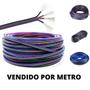 Imagem de Cabo Flat Polarizado RGB Fio 4 Vias Metro 22AWG