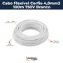 Imagem de Cabo Flexível Corfio 4,0mm2 100m 750V Branco