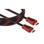 Imagem de Cabo HDMI 1080p 1.4 Com Malha 3 Metros PARA NOTEBOOK, TV, SMARTV, PROJETOR, COMPUTADOR