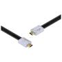 Imagem de Cabo HDMI 2.0 4K ULTRA HD 3D Conexao ETHERNET FLAT com Conector Desmontavel 10 Metros - H20FL-10