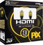 Imagem de Cabo Hdmi 2.0 Premium 25 Metros 018-2520 Chip Sce repetidor