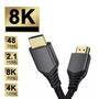 Imagem de Cabo HDMI 2.1 8k 120Hz 8K Ultra HD Dourado 5m Mxt 