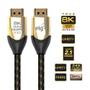 Imagem de Cabo HDMI 2.1 8K Ultra High Speed Ethernet 2 metros HS8K20 ELG