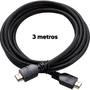 Imagem de Cabo Hdmi 3 Metros 4k Hd Full Hd PerfeitoJogos E Filmes