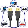 Imagem de Cabo Hdmi 5 Metros Ultra 4K 3d Full Hd Blindado 19 Pinos