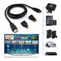 Imagem de Cabo Hdmi Adaptador Micro E Mini Hdmi 1.80 Mt Tablet Tv Note