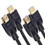 Imagem de Cabo HDMI Amazon Basics 4K Ultra HD - Pacote com 2 Unidades de 3m