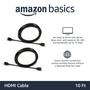 Imagem de Cabo HDMI Amazon Basics 4K Ultra HD - Pacote com 2 Unidades de 3m