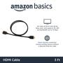 Imagem de Cabo HDMI Amazon Basics 4K Ultra HD - Pacote com 3 Unidades de 1m