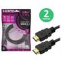 Imagem de Cabo HDMI Gold 1.4 Ultra HP 15P Com 4K de Resolução Máxima 2 Metros 0180214