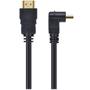 Imagem de Cabo Hdmi X Hdmi De 3 Metros Com Conector 90 Graus Hdmi