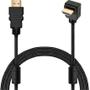 Imagem de Cabo hdmi x hdmi para projetor tv notebook conector 90 graus