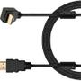 Imagem de Cabo hdmi x hdmi para projetor tv notebook conector 90 graus
