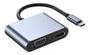 Imagem de Cabo Hub Adaptador Usb-c Para Hdmi, Vga, Usb-c  FY-788