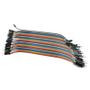 Imagem de Cabo Jumper Macho X Macho 40 Unidades Para Arduino