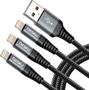 Imagem de Cabo Lightning Dasku (3m) - Compatível com iPhone, iPad e Mais