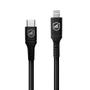 Imagem de Cabo Lightning / Tipo C - Survivor - Preto - 1,5M  no Atacado - Caixa Fechada 10 Unidades - Gshield