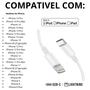 Imagem de Cabo Lightning Usb Tipo C Compativel iPhone 8 X 11 12 13 14 Carregador Turbo Reforçado 2 Metros