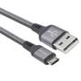 Imagem de Cabo micro usb 2.0 nylon trançado 1,2 metros geonav preto