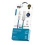 Imagem de Cabo Micro USB ELG Adaptador Lightning Led Azul 1m LED8510BE