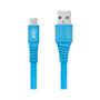 Imagem de Cabo Micro USB I2GO Flexível Basic Flat Azul 1,2m