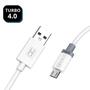 Imagem de Cabo micro usb turbo Reforçado 1,2 Metro Hrebos hs-068 Compatível com Moto C Plus Moto X