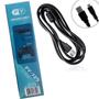 Imagem de Cabo micro usb v8 ps4 1.5mts com filtro original fy