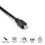 Imagem de Cabo Mini Displayport Macho Para Displayport Macho V.1.2 28awg Puro Cobre 2 Metros - Pmddpm-2