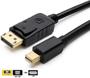 Imagem de Cabo Mini Displayport X Displayport 1.8m Preto