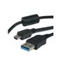 Imagem de Cabo Mini Usb 3.0 V3 C/ Filtro P/ Controle Ps3 1,8m X-cell