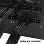 Imagem de Cabo Modular Gpu 8 Pinos Pci-e 6 E 8 Pinos  SIMPLES 70cm Corsair Xpg