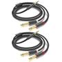 Imagem de Cabo Mono Breakout TRS 3,5mm para 2x 6,35mm (1/4 TS) - Pacote com 2