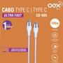 Imagem de Cabo Oex Tipo C Transmissão De Dados PC Celular Tablet Carga Rápida 