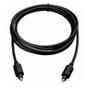 Imagem de Cabo Óptico Fibra Óptica Toslink 1,5 Metros para Transmissão de Áudio Vídeo Game Tv Home Theater