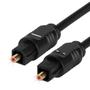 Imagem de Cabo Óptico Fibra Óptica Toslink 1,5 Metros para Transmissão de Áudio Vídeo Game Tv Home Theater