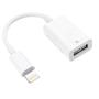 Imagem de Cabo Otg Para Ios Adaptador Usb Pen Drive Lightning Dados Plug - It Blue