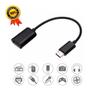 Imagem de Cabo OTG USB C Type-C Macho x Usb A Fêmea P/ Celular PC 10cm