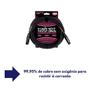 Imagem de Cabo P/ Microfone Xlr 6 MTS DUPLA BLINDAGEM P06388 Ernie Ball 14667