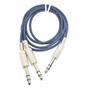Imagem de Cabo P10 Splitter  Em Y 1 P10  P/ 2 P10 Todo Estéreo 3metros