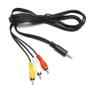 Imagem de Cabo P2 4C + 3Rca 1,80Mts Niquel para Dvd Automotivo / Tv Led  008.0001.00275 Mxt