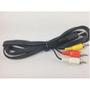 Imagem de Cabo P2 Av 3 Rca Tv Midiabox Receptor Receptores Áudio Vídeo