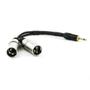 Imagem de Cabo P2 Mono Para 2 Xlr Macho 5 Metros