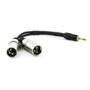 Imagem de Cabo P2 Mono Para 2 Xlr Macho 5 Metros