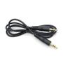 Imagem de Cabo P2-P2 Auxiliar Stereo Audio Reforçado Resistente 1,8M