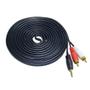 Imagem de Cabo P2 Stereo Macho x 2 RCA Macho Dourado 5,0 Metros