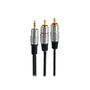 Imagem de Cabo p2st+2rca 2m pix - cabo p2 estereo x 2 rca macho fitz