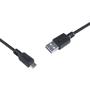 Imagem de Cabo Para Celular Micro Usb Para Usb A 2.0 3 Metros Preto - Pmuap-3