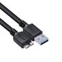 Imagem de Cabo para HD Externo USB a 3.0 Macho para Micro USB B 3.0 (10 Pinos) Macho 28AWG Puro Cobre 2 Metros