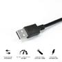 Imagem de Cabo Para Impressora Usb A 2.0 Macho Para Usb B 2.0 Macho 28awg Puro Cobre 3 Metros - Puabm2-3